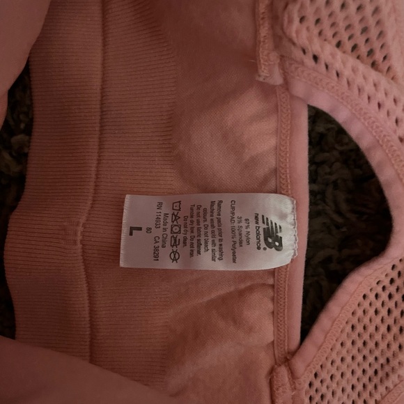 New Balance Women's Sports Bra Collection - White, Black, Pink, Grey - Picture 6 of 16